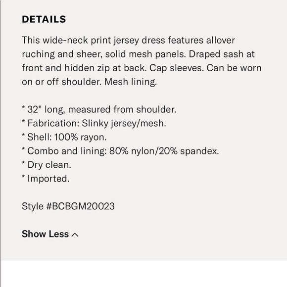 BCBG MaxAzria Dutch Blue Runway Dress - Size Medium - NWT - Picture 8 of 8